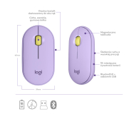 Logitech M350 Lawendowa - 1080184 - zdjęcie 11